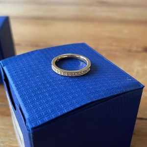 Swarovski Rare Gold Zirconia Ring NWT size 52 AKA size 6